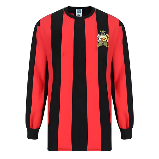 Score Draw Manchester City 1969 Home Long Sleeve Shirt_0