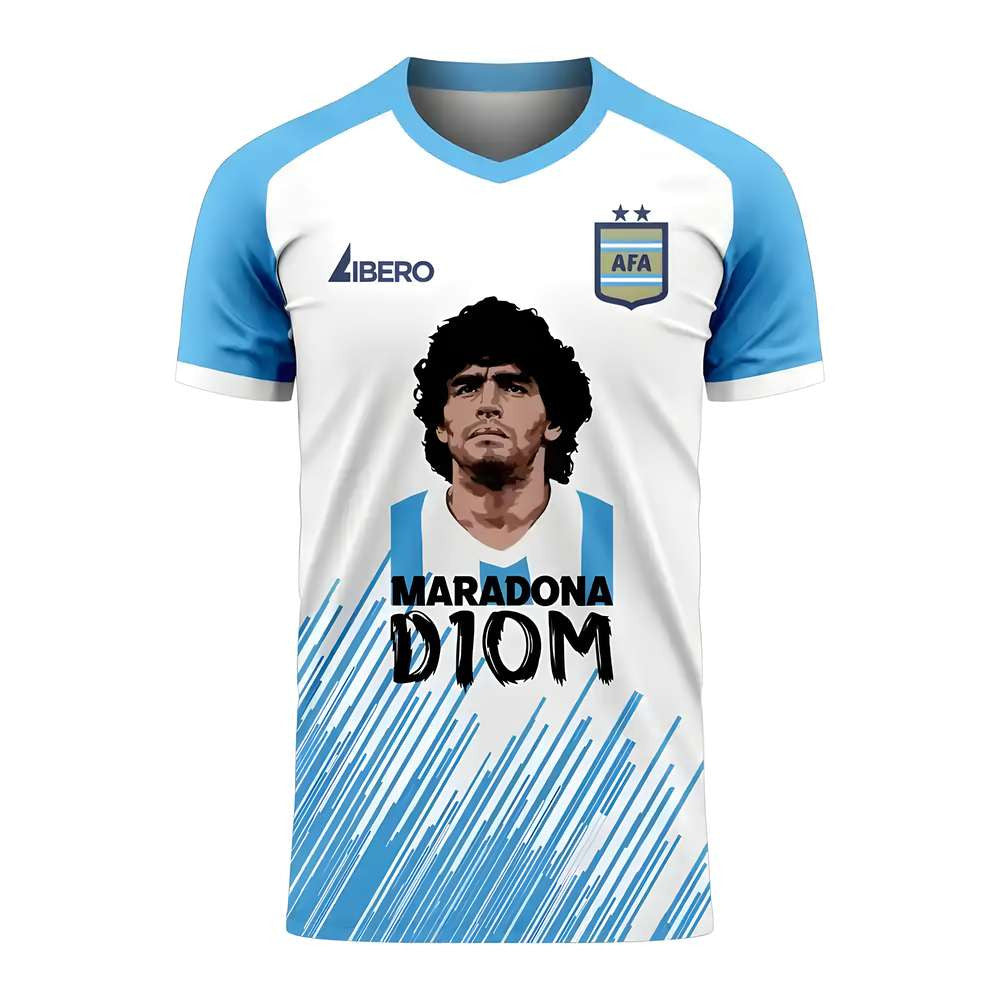 Diego Maradona D10M Concept Shirt (White)_0