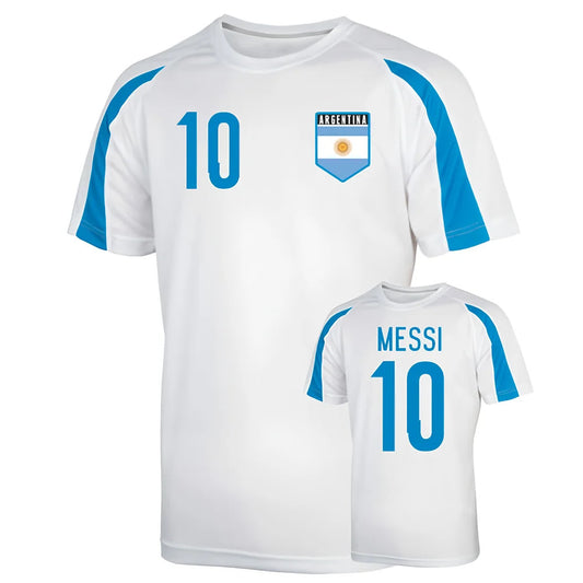 Argentina Sports Training Jersey (messi 10)_0