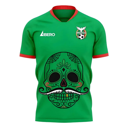 Mexico 2025-2026 Mustache Concept Football Kit (Libero) - Adult Long Sleeve_0