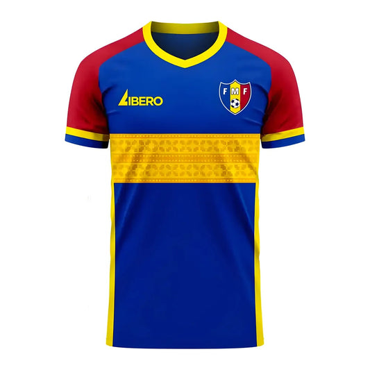 Moldova 2025-2026 Home Concept Football Kit (Libero) - Adult Long Sleeve_0
