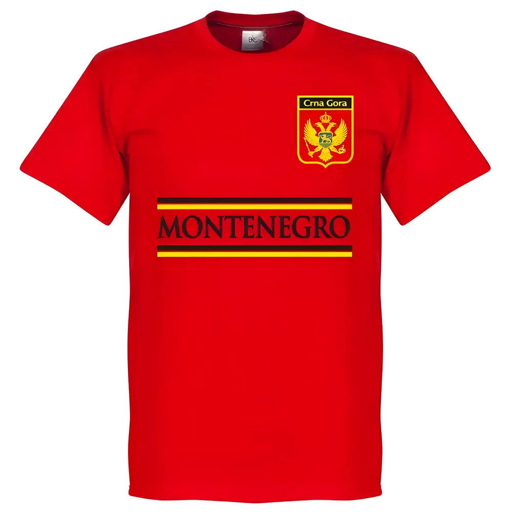 Montenegro Team T-Shirt - Red_0