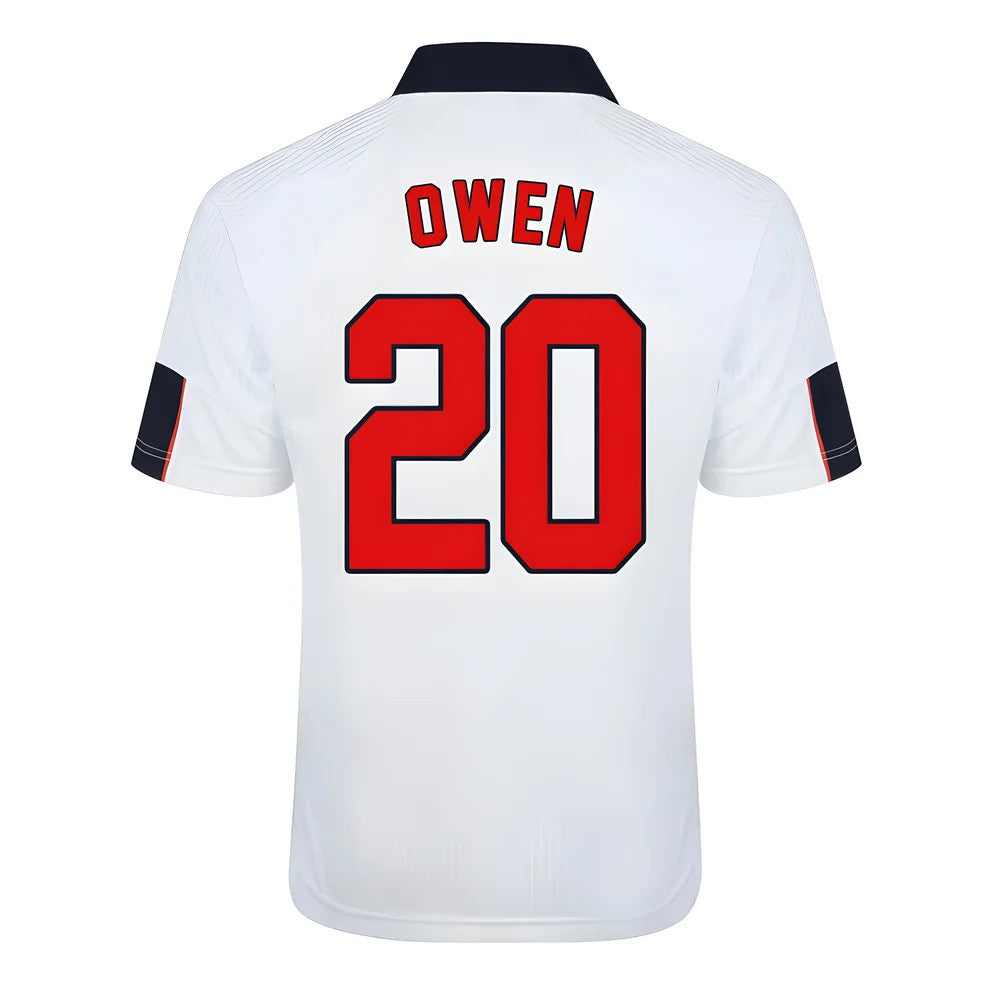 Score Draw England World Cup 1998 Home Shirt (Owen 20)_0