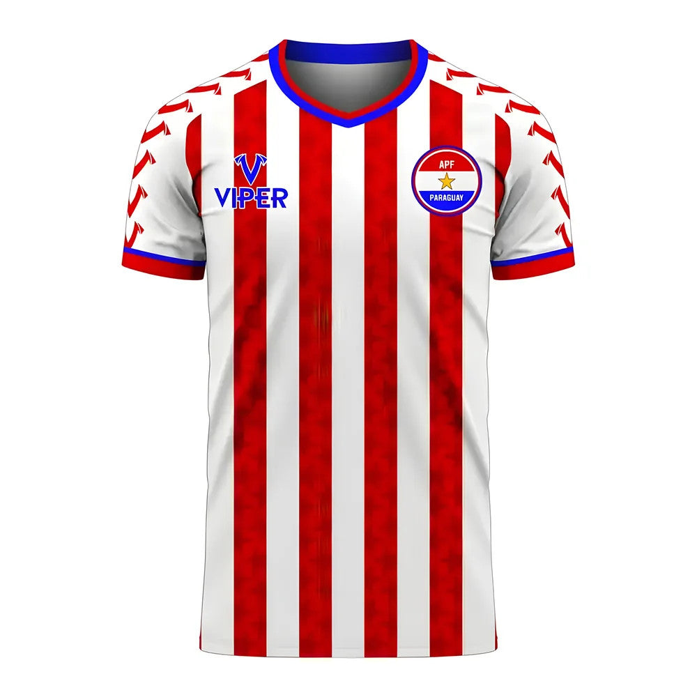 Paraguay 2025-2026 Home Concept Football Kit (Viper) - Kids_0