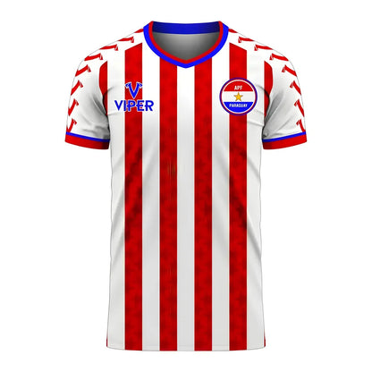 Paraguay 2025-2026 Home Concept Football Kit (Viper) - Kids_0