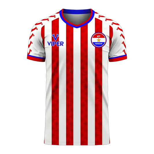 Paraguay 2025-2026 Home Concept Football Kit (Viper) - Kids_0