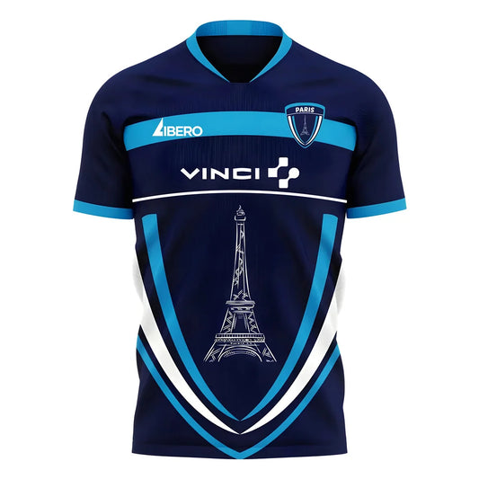 Paris FC 2024-2025 Home Concept Football Kit (Libero)_0