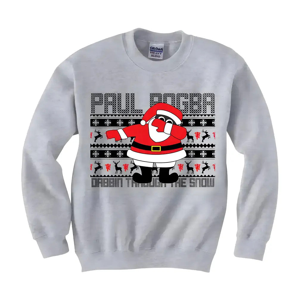 Paul Pogba Christmas Dabbin Jumper (Grey)_0