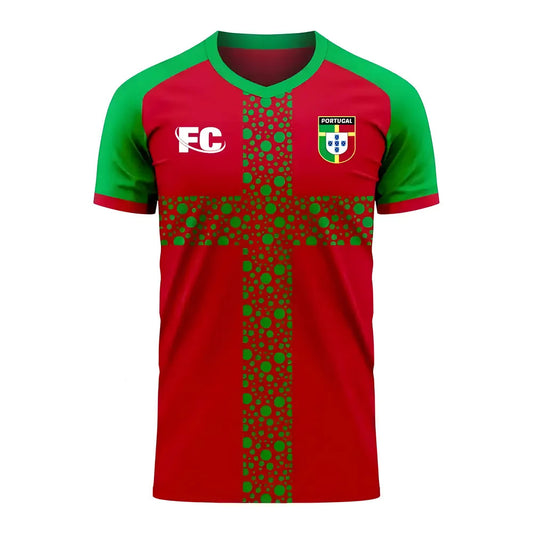 Portugal 2020-2021 Home Concept Football Kit (Fans Culture) - Kids_0