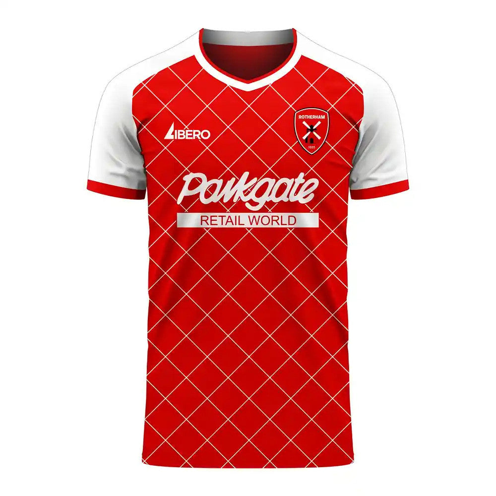 Rotherham 2025-2026 Home Concept Football Kit (Libero) - Adult Long Sleeve_0