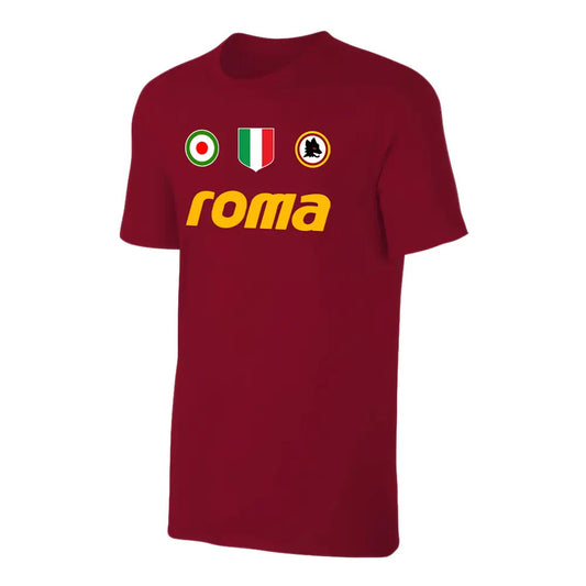 Roma \'Vintage 81/82\' t-shirt - Crimson_0
