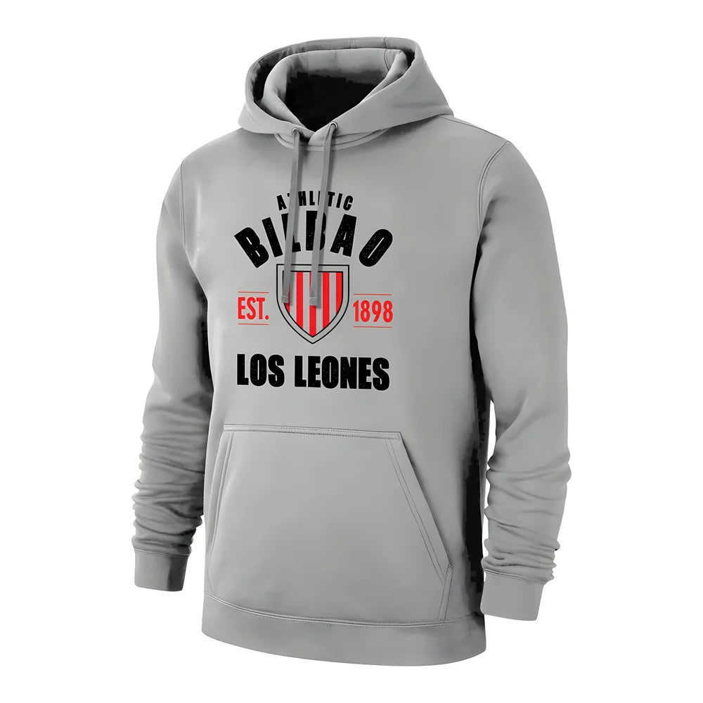 Athletic Bilbao \'Est.1898\' footer with hood - Grey_0
