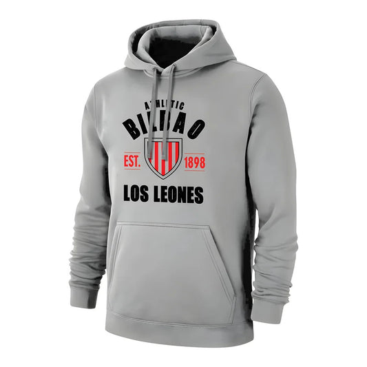 Athletic Bilbao \'Est.1898\' footer with hood - Grey_0