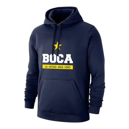 Boca Juniors \'Estrella\' footer with hood - Dark blue_0