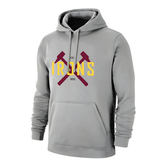 West Ham \'IRONS\' footer with hood - Grey_0
