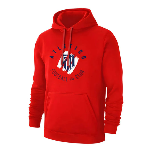 Atletico Madrid \'Circle\' footer with hood - Red_0