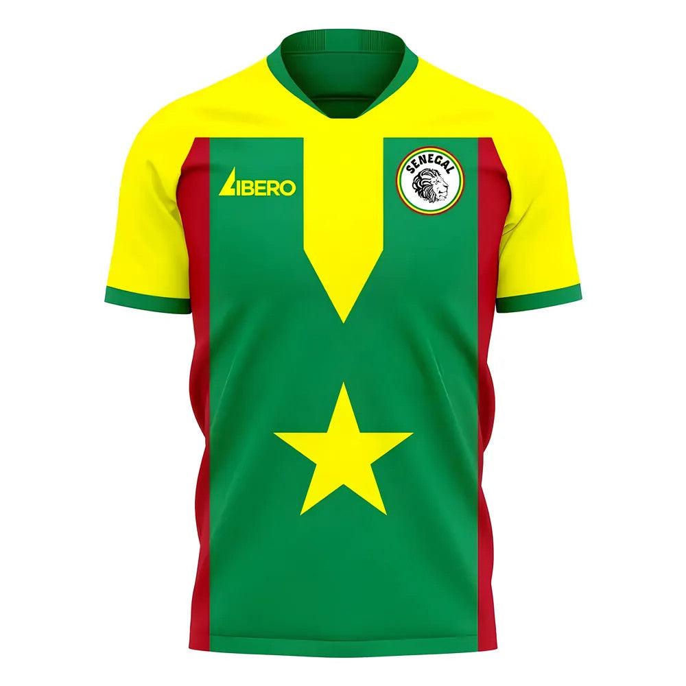 Senegal 2025-2026 Home Concept Football Kit (Libero) - Adult Long Sleeve_0
