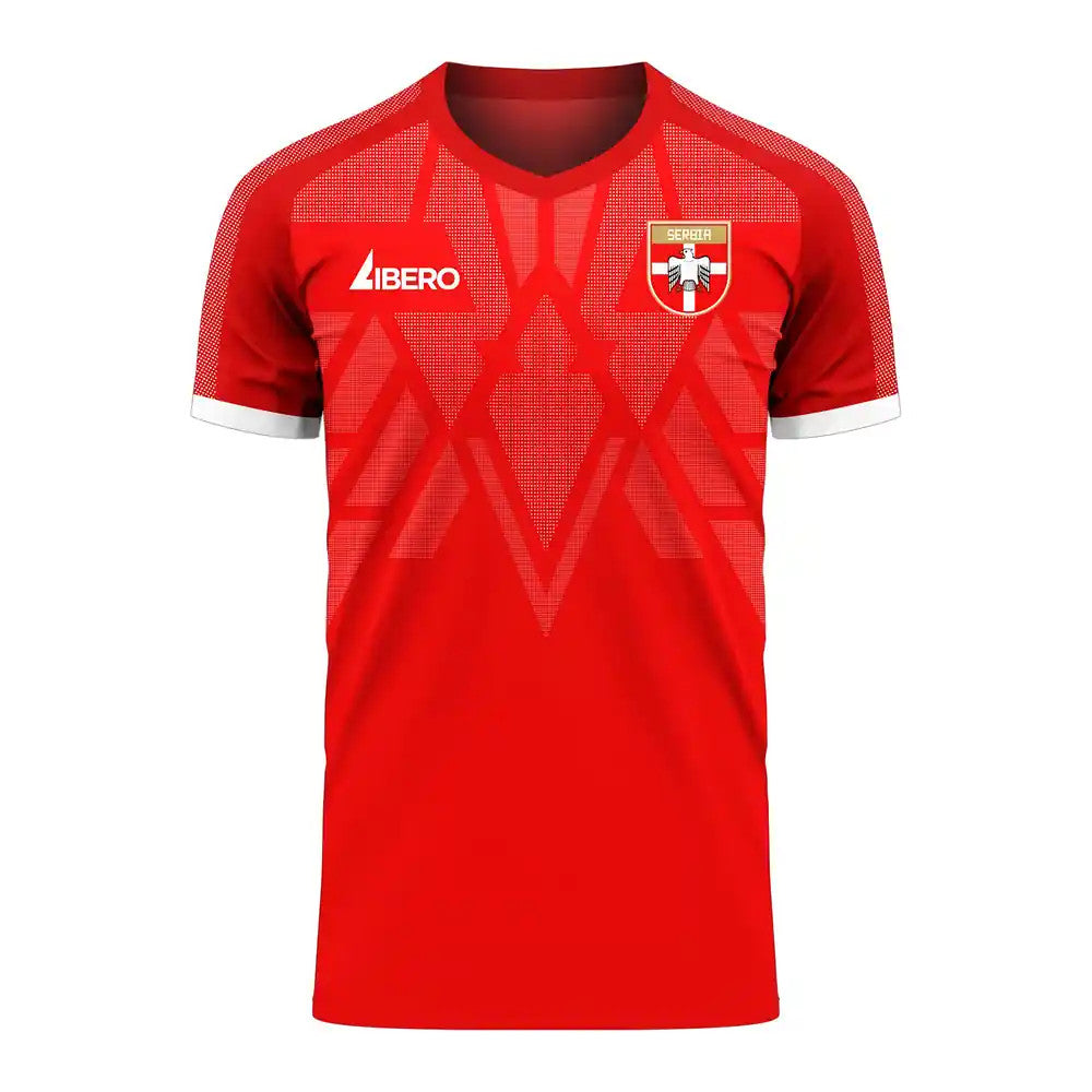 Serbia 2025-2026 Home Concept Football Kit (Libero) (MITROVIC 9)_2