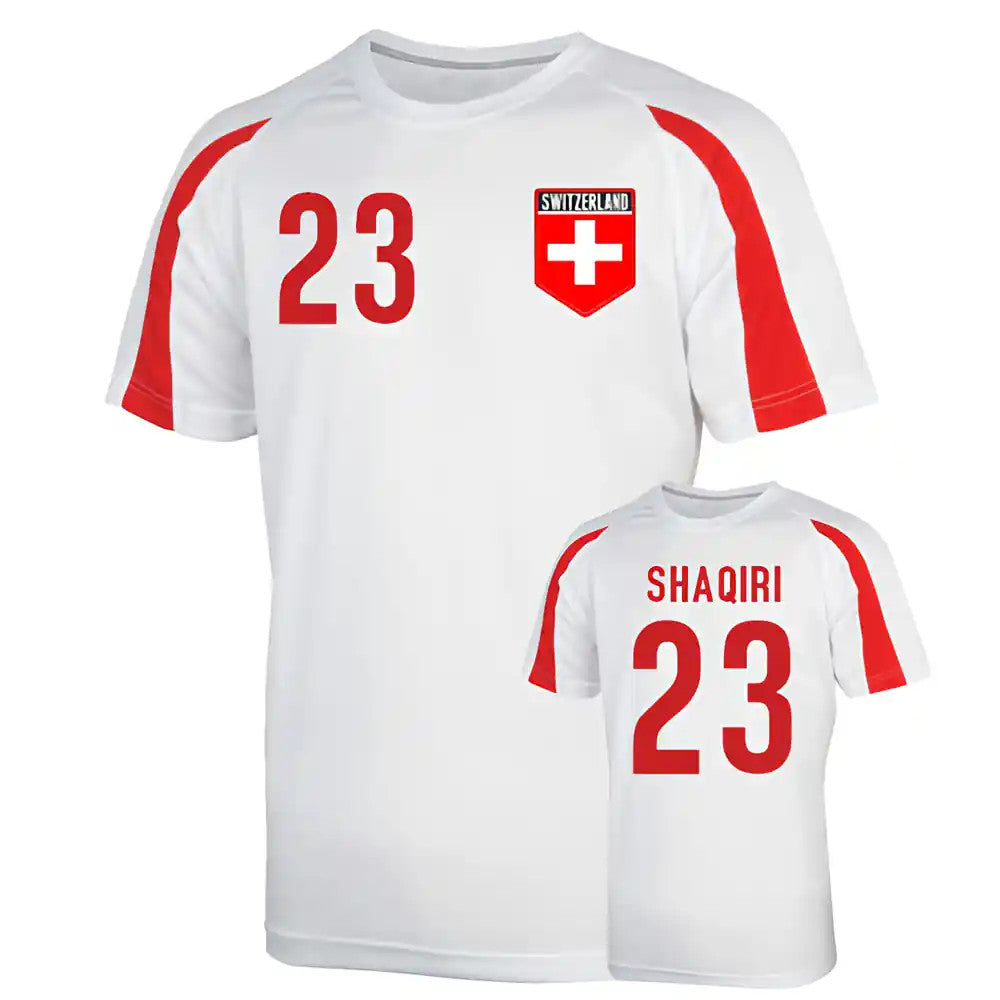 Switzerland Sports Training Jersey (shaqiri 23) - Kids_0