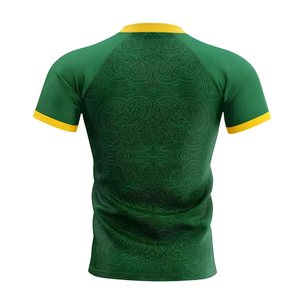  2025-2026 Springboks South Africa Home Rugby Concept Shirt Adult Short Sleeve_1