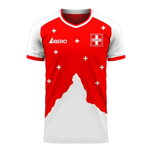Switzerland 2025-2026 Home Concept Football Kit (Libero)_0
