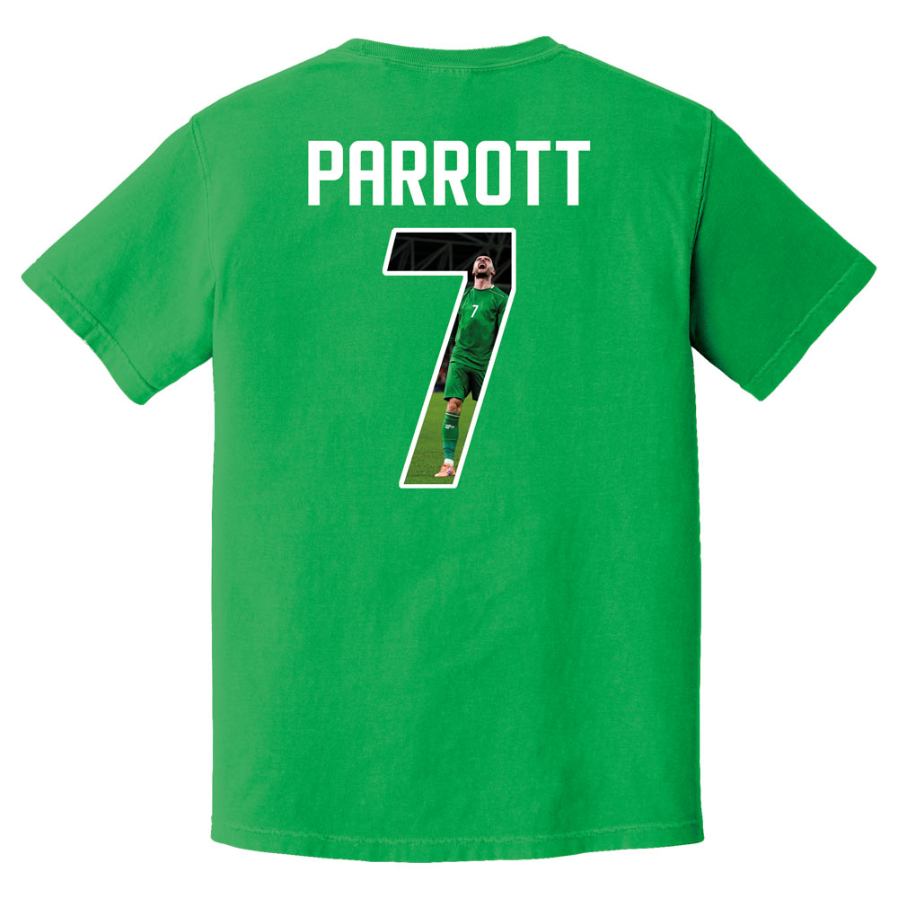 Troy Parrott Number 7 T-Shirt (Green)_2