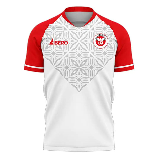 Tunisia 2025-2026 Home Concept Football Kit (Libero) - Kids_0