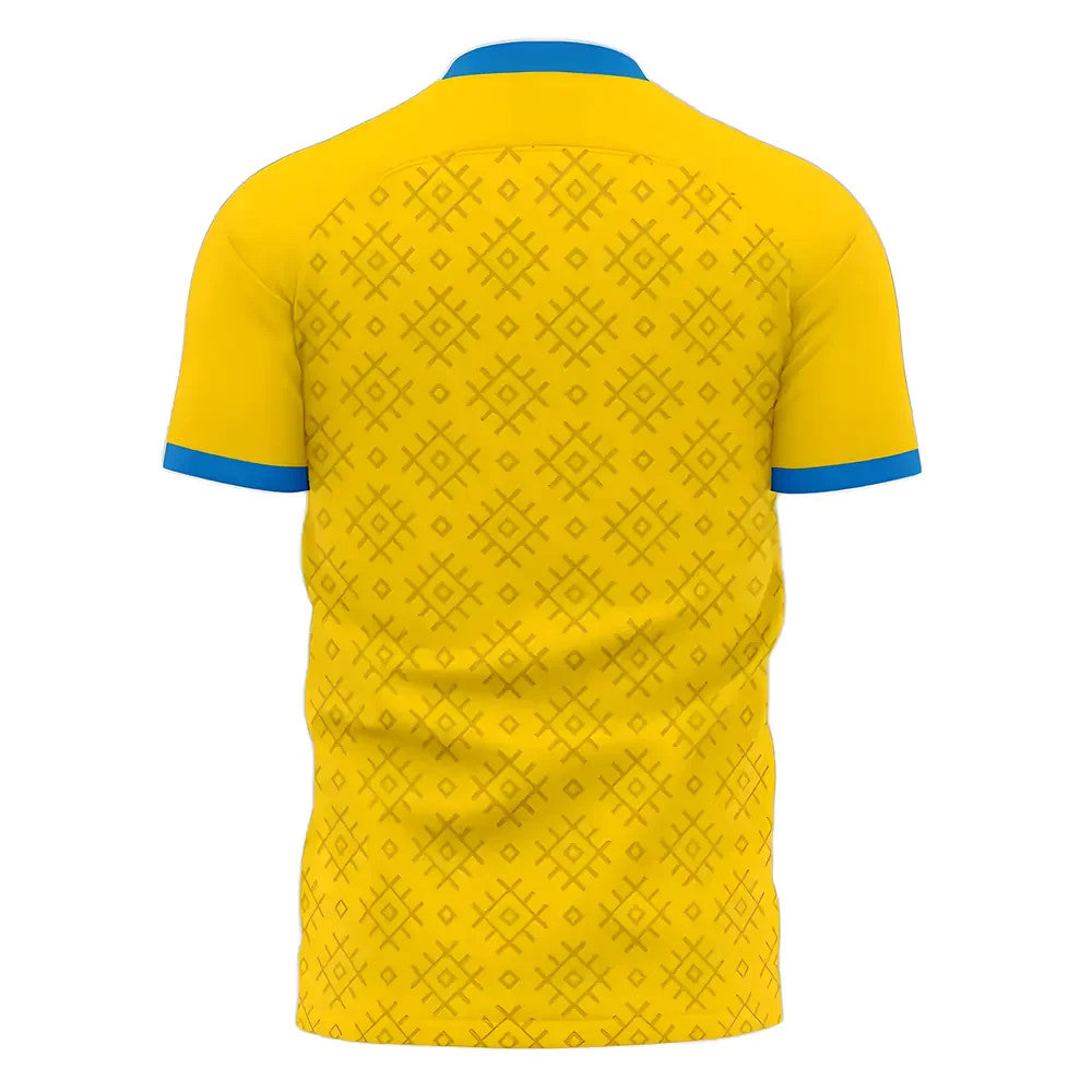 Ukraine 2025-2026 Home Concept Football Kit (Libero) - Kids_1
