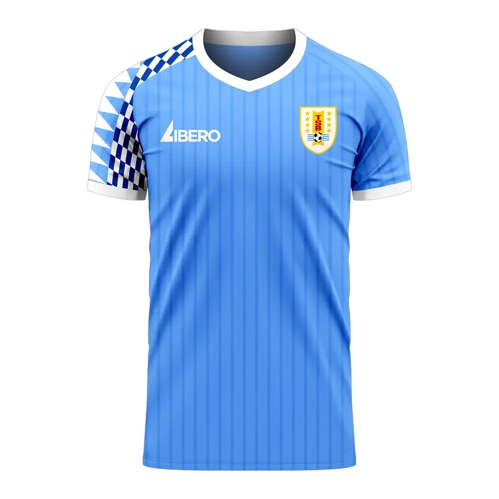 Uruguay 2025-2026 Home Concept Football Kit (Libero) (L SUAREZ 9)_3