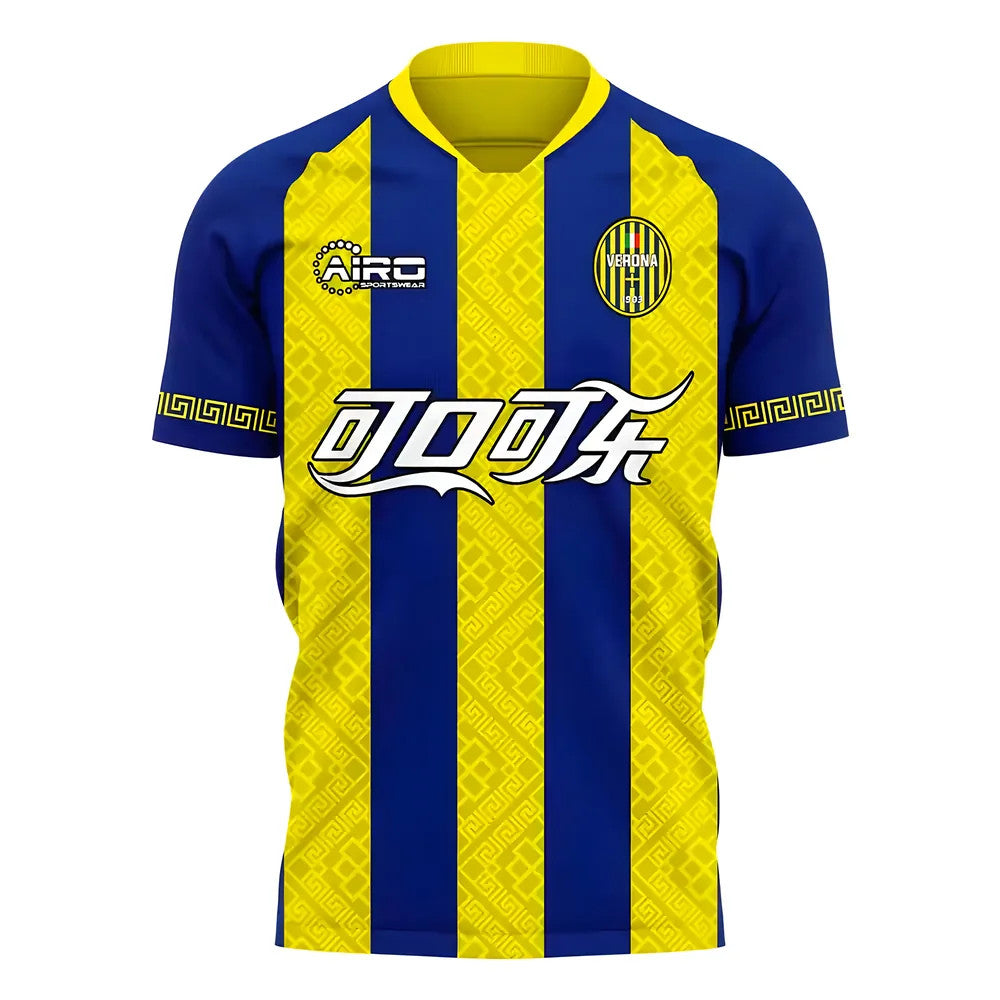 Hellas Verona 2025-2026 Home Concept Football Kit (Airo) - Adult Long Sleeve_0