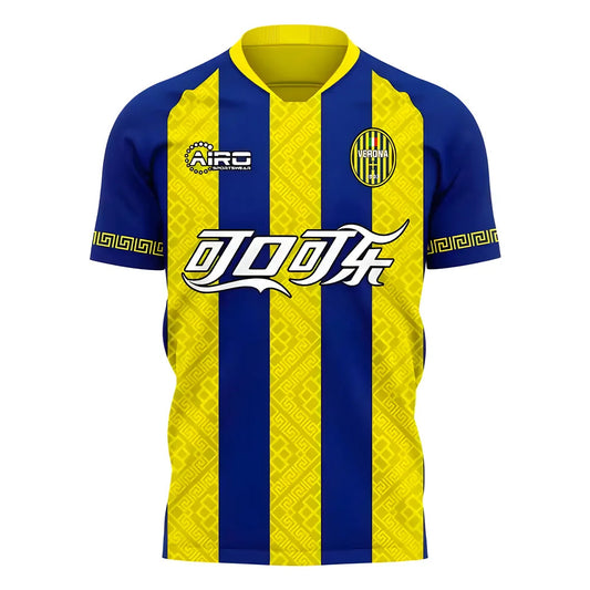 Hellas Verona 2025-2026 Home Concept Football Kit (Airo) - Adult Long Sleeve_0