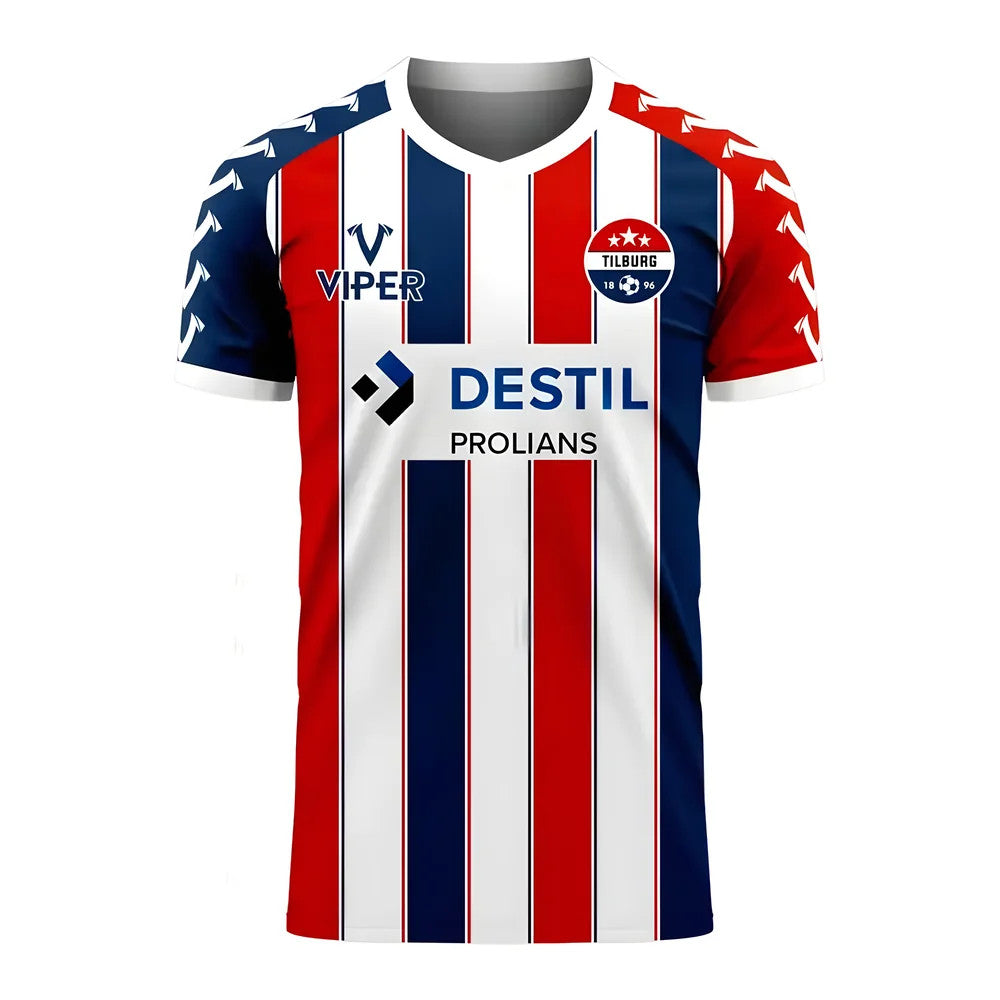 Willem II 2025-2026 Home Concept Football Kit (Viper) - Adult Long Sleeve_0