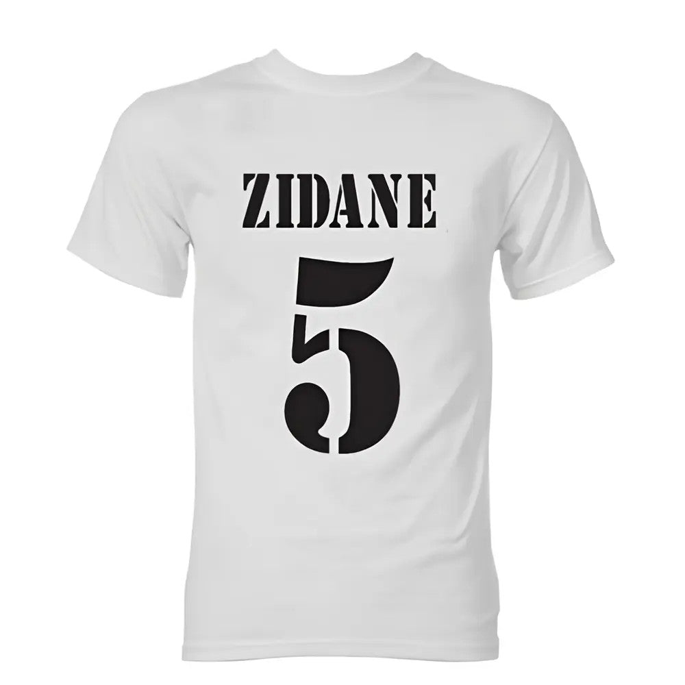 Zinedine Zidane Real Madrid Galactico T-Shirt (White)_0