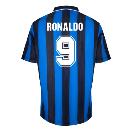 1996 Inter Milan Home Shirt (RONALDO 9)_4