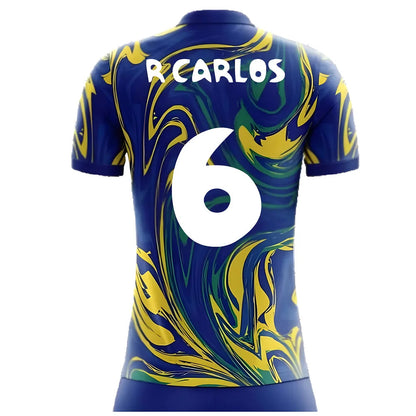2025-2026 Brazil Away Concept Shirt (R Carlos 6) - Kids_4