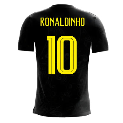 2025-2026 Brazil Third Concept Football Shirt (Ronaldinho 10)_4