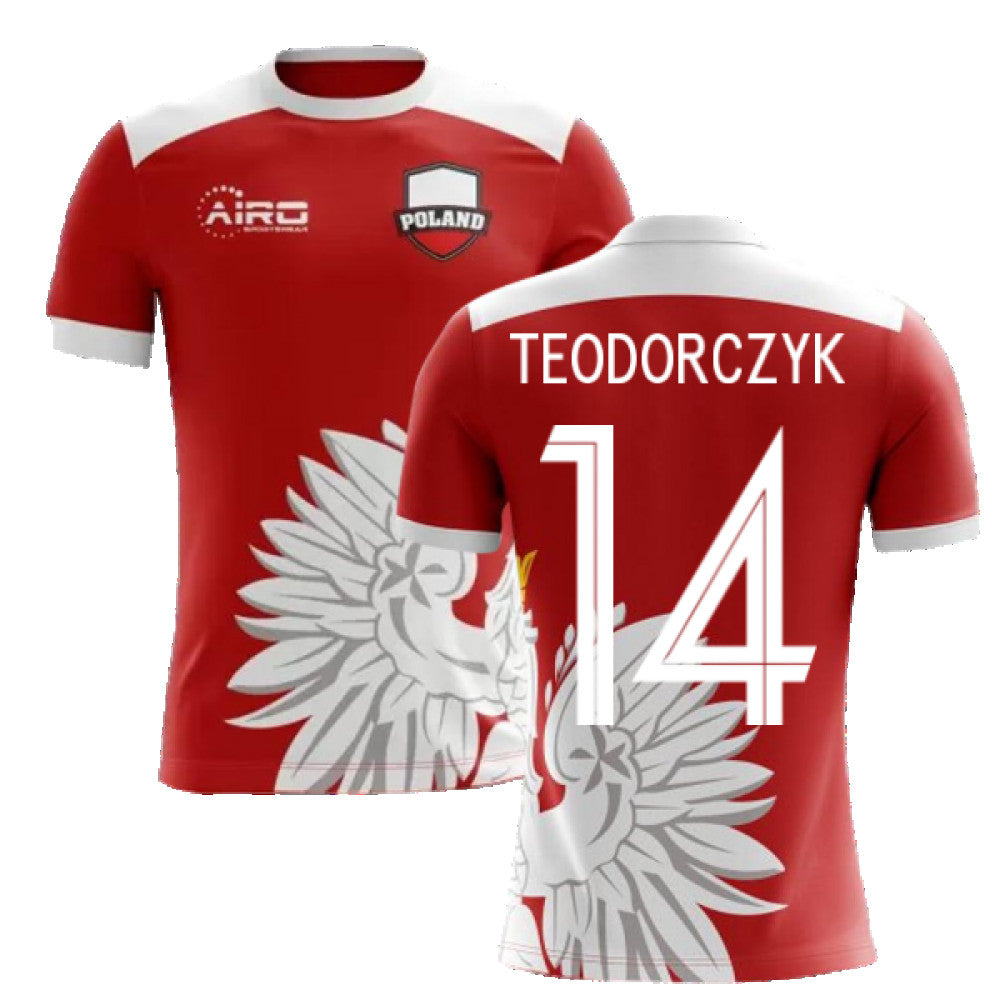 2025-2026 Poland Away Concept Football Shirt (Teodorczyk 14) - Kids_4