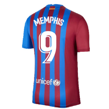 2021-2022 Barcelona Home Shirt (MEMPHIS 9)_4