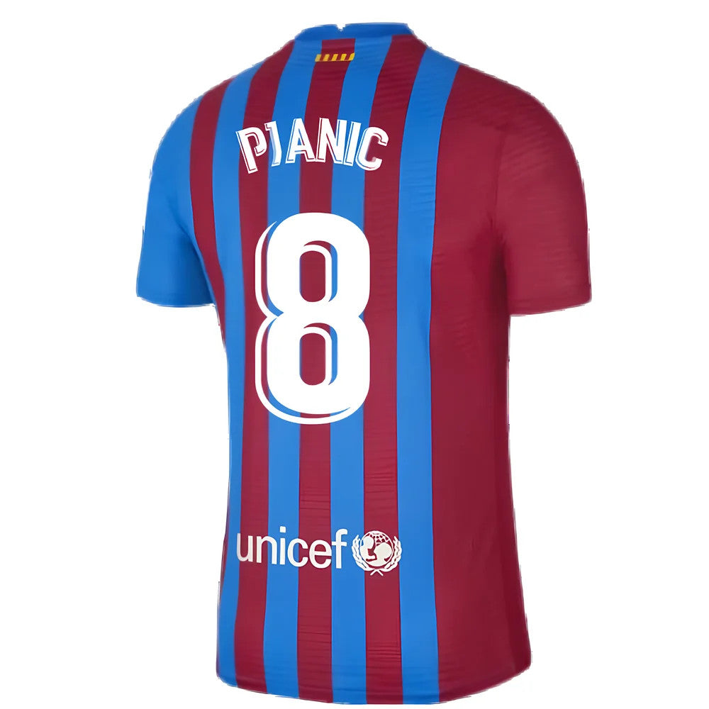 2021-2022 Barcelona Vapor Match Home Shirt (PJANIC 8)_4