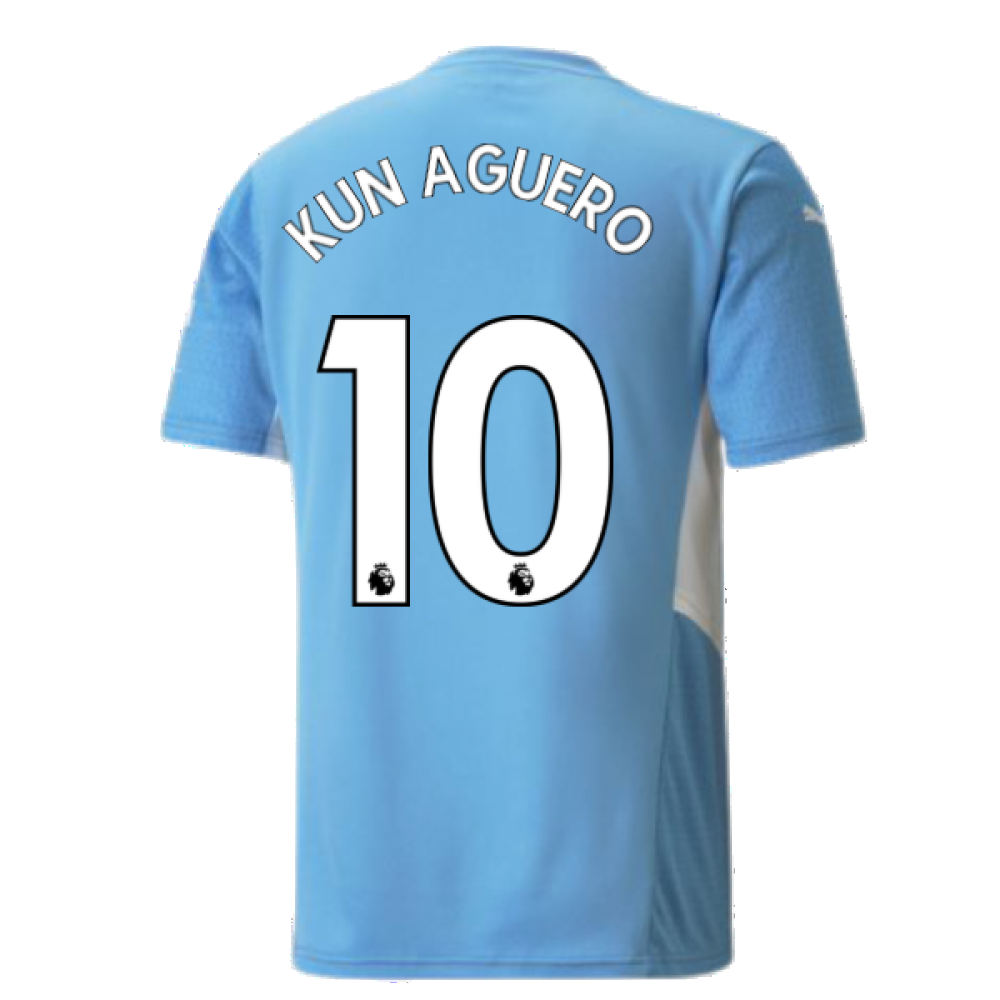 2021-2022 Man City Home Shirt (KUN AGUERO 10)_4