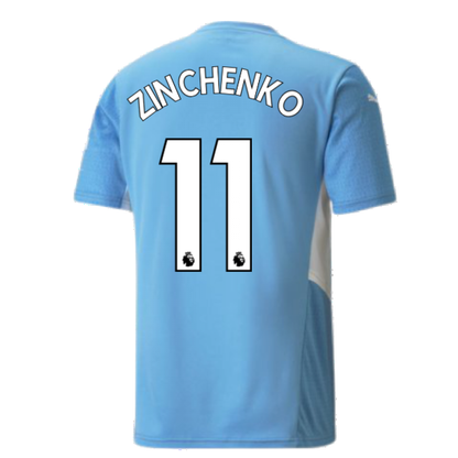 2021-2022 Man City Home Shirt (ZINCHENKO 11)_4
