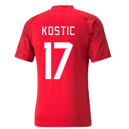 2022-2023 Serbia Pre-Match Jersey (Red) (KOSTIC 17)_4