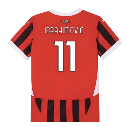 2024-2025 AC Milan Home Shirt (Kids) (Ibrahimovic 11)_4