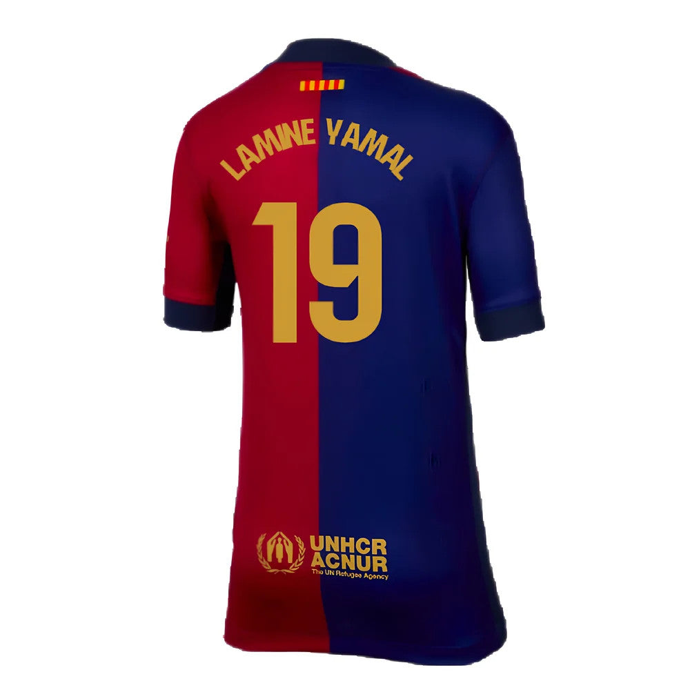 2024-2025 Barcelona Home Shirt (Kids) (Lamine Yamal 19)_5