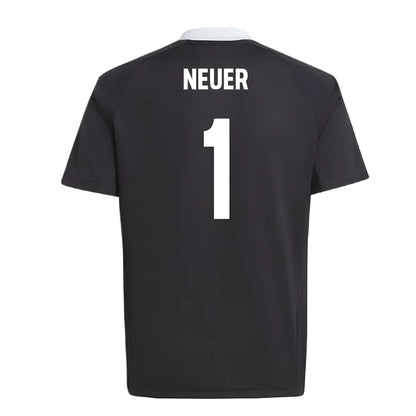 2024-2025 Bayern Munich Third Goalkeeper Shirt (Black) - Kids (Neuer 1)_4