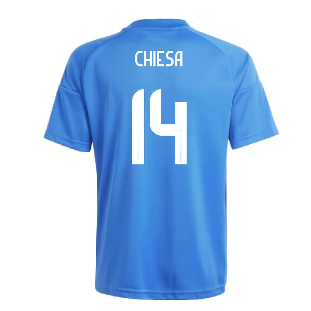 2024-2025 Italy Home Fan Jersey (Kids) (CHIESA 14)_4