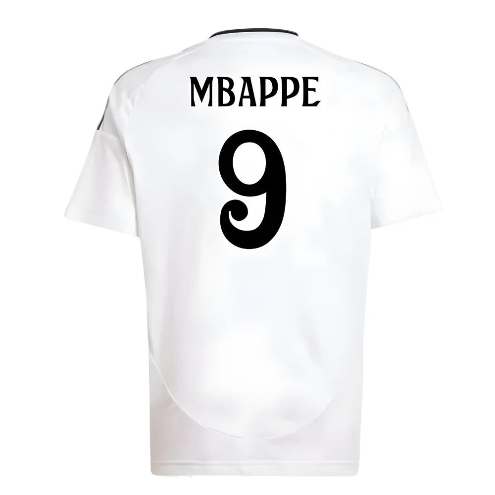 2024-2025 Real Madrid Home Shirt (Kids) (Mbappe 9)_4