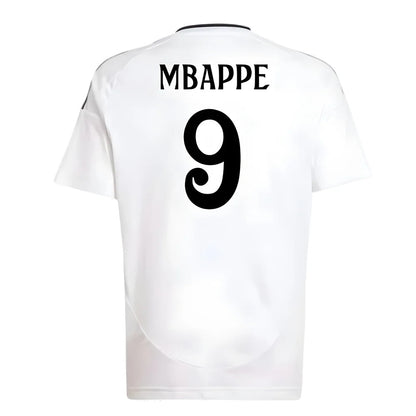 2024-2025 Real Madrid Home Shirt (Kids) (Mbappe 9)_4
