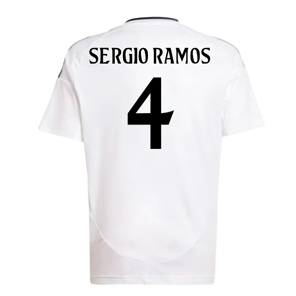 2024-2025 Real Madrid Home Shirt (Kids) (Sergio Ramos 4)_4
