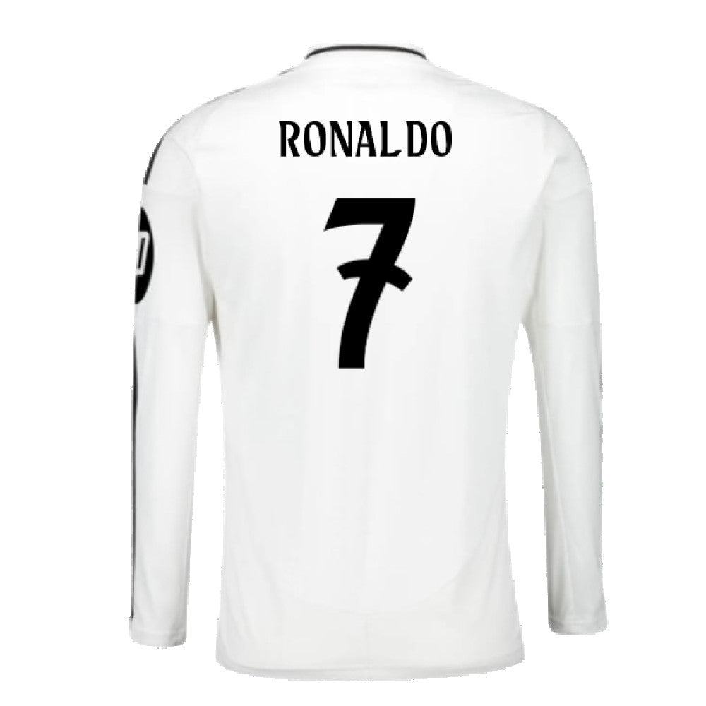 2024-2025 Real Madrid Long Sleeve Home Shirt (Ronaldo 7)_6